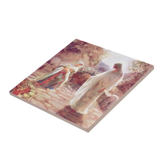 Vintag: Ostern - Fliese (Seite)