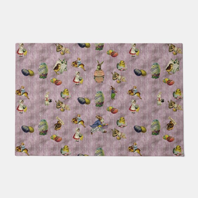 Vintag Ostern Fußmatte (Vorderseite)