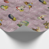 Vintag Ostern Geschenkpapier (Ecke)