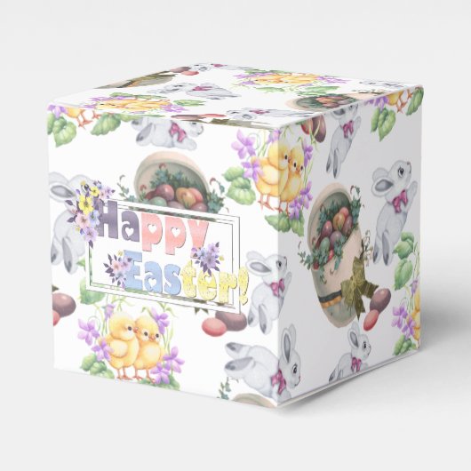 Vintag Ostern Geschenkschachtel (Vorderseite)