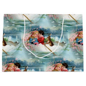 Vintag Ostern Große Geschenktüte (Vorderseite)