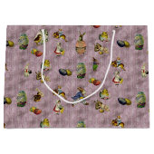 Vintag Ostern Große Geschenktüte (Vorderseite)