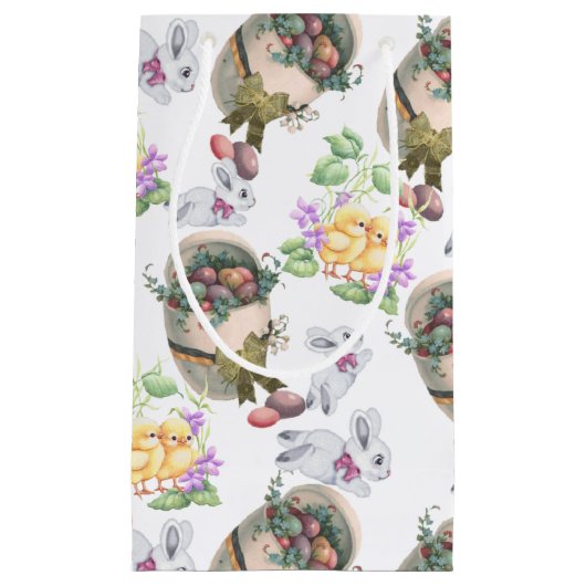 Vintag Ostern Kleine Geschenktüte (Vorderseite)