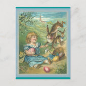 Vintag Ostern - Kunst - Postkarte (Vorderseite)