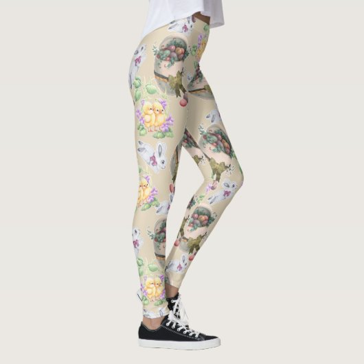 Vintag Ostern Leggings (Rechts)