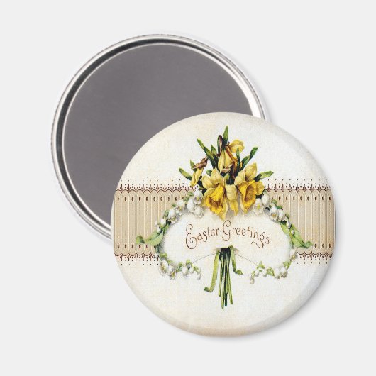 Vintag Ostern Magnet (Vorderseite/Rückseite)