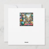 Vintag Ostern ~ OSTERGRÜNE ~ Sonnen ~ Feiertagskarte (Rückseite)