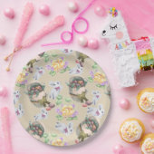 Vintag Ostern Pappteller (Party)