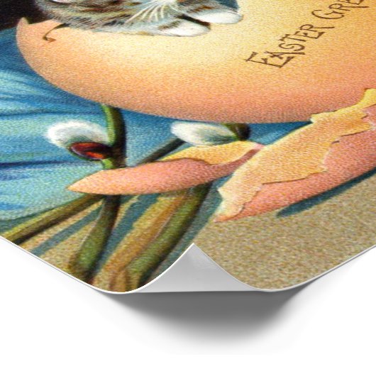 Vintag Ostern Poster (Ecke)