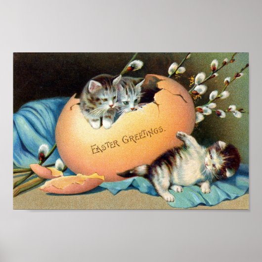 Vintag Ostern Poster (Vorne)