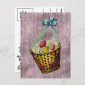 Vintag Ostern Postkarte (Vorne/Hinten)