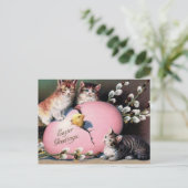 Vintag Ostern Postkarte (Stehend Vorderseite)