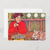 Vintag Ostern Postkarte (Vorne/Hinten)