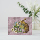 Vintag Ostern Postkarte (Stehend Vorderseite)