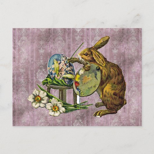Vintag Ostern Postkarte (Vorderseite)
