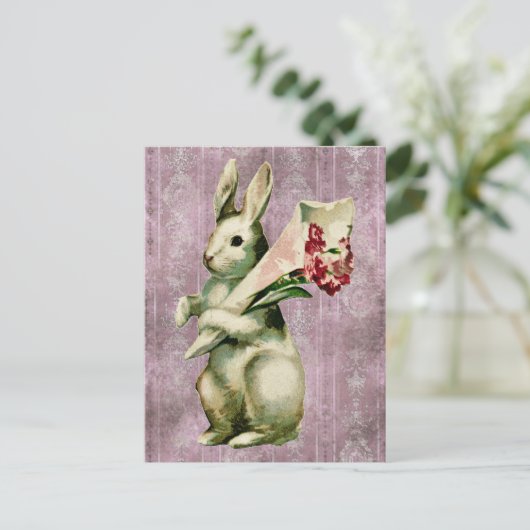 Vintag Ostern Postkarte (Stehend Vorderseite)