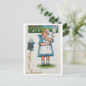 Vintag Ostern Postkarte (Stehend Vorderseite)