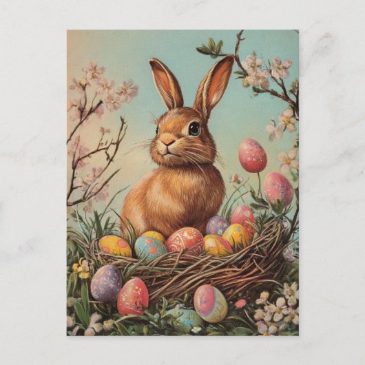 Vintag Ostern Postkarte (Vorderseite)