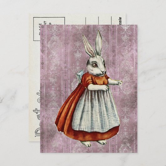 Vintag Ostern Postkarte (Vorne/Hinten)