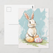 Vintag Ostern Postkarte (Vorne/Hinten)