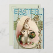 Vintag Ostern Postkarte (Vorne/Hinten)