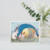 Vintag Ostern Postkarte (Stehend Vorderseite)