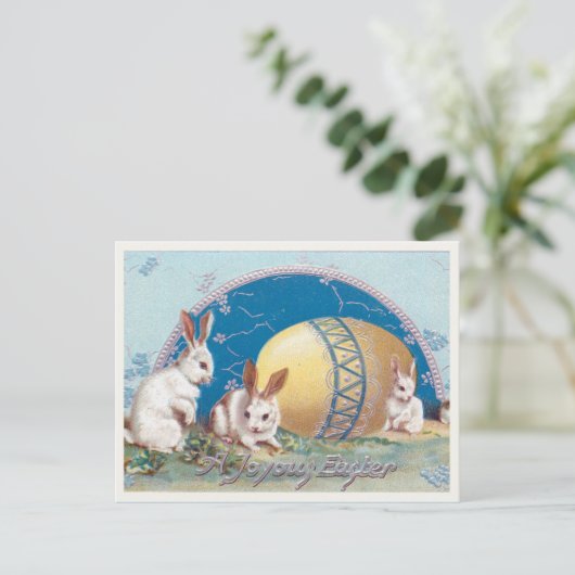 Vintag Ostern Postkarte (Stehend Vorderseite)