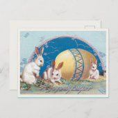 Vintag Ostern Postkarte (Vorne/Hinten)