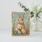 Vintag Ostern Postkarte (Stehend Vorderseite)