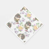 Vintag Ostern Serviette (Ecke)