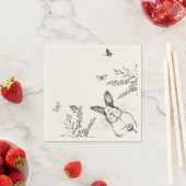 Vintag Ostern Serviette (Beispiel)