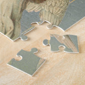 Vintag Ostern, Viktorianische Engel mit Kreuz Puzzle (Seite)