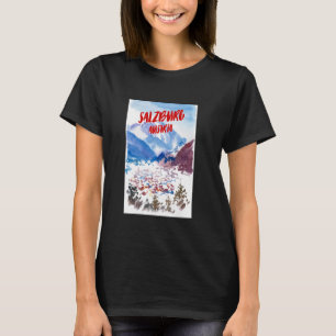 Vintag Österreich Schneeberg Salzburg Reisen Sou T-Shirt