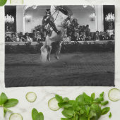 Vintag Österreich Wien Spanischer Courbette Geschirrtuch (Gefaltet)