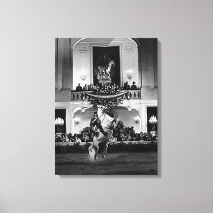 Vintag Österreich Wien Spanischer Courbette Leinwanddruck