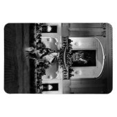 Vintag Österreich Wien Spanischer Courbette Magnet (Horizontal)