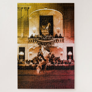 Vintag Österreich Wien Spanischer Courbette Puzzle