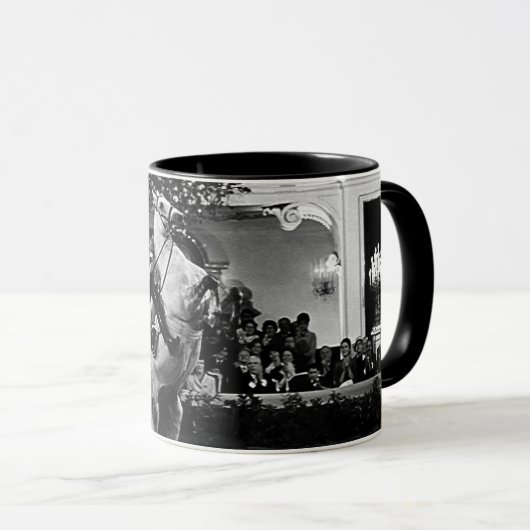 Vintag Österreich Wien Spanischer Courbette Tasse (VorderseiteRechts)