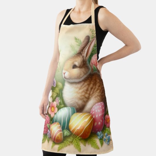 Vintag Ostersonnenkaninchen Schürze (InSitu)