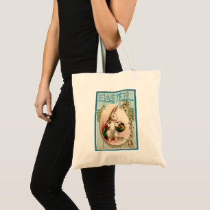 Vintag Ostersonnige Illustration Tote Tasche