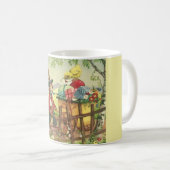 Vintag Ostersonnige Lieferung Tasse (VorderseiteRechts)