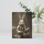 Vintag Ostersonntag Beängstigend Postkarte (Stehend Vorderseite)