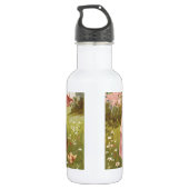 Vintag-OsterViktorianische Girl & Boy Edelstahlflasche (Rückseite)