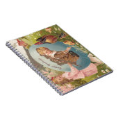 Vintag-OsterViktorianische Girl & Boy Notizblock (Rechte Seite)