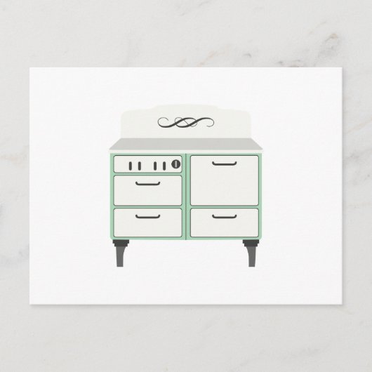 Vintag Oven Postkarte (Vorderseite)