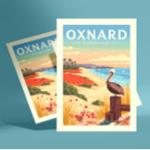Vintag Oxnard California Postkarte