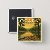 Vintag Ozark Missouri Button (Vorne & Hinten)