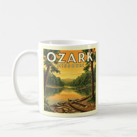 Vintag Ozark Missouri Kaffeetasse (Links)