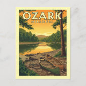 Vintag Ozark Missouri Postkarte (Vorderseite)