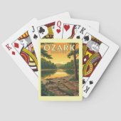 Vintag Ozark Missouri Spielkarten (Rückseite)
